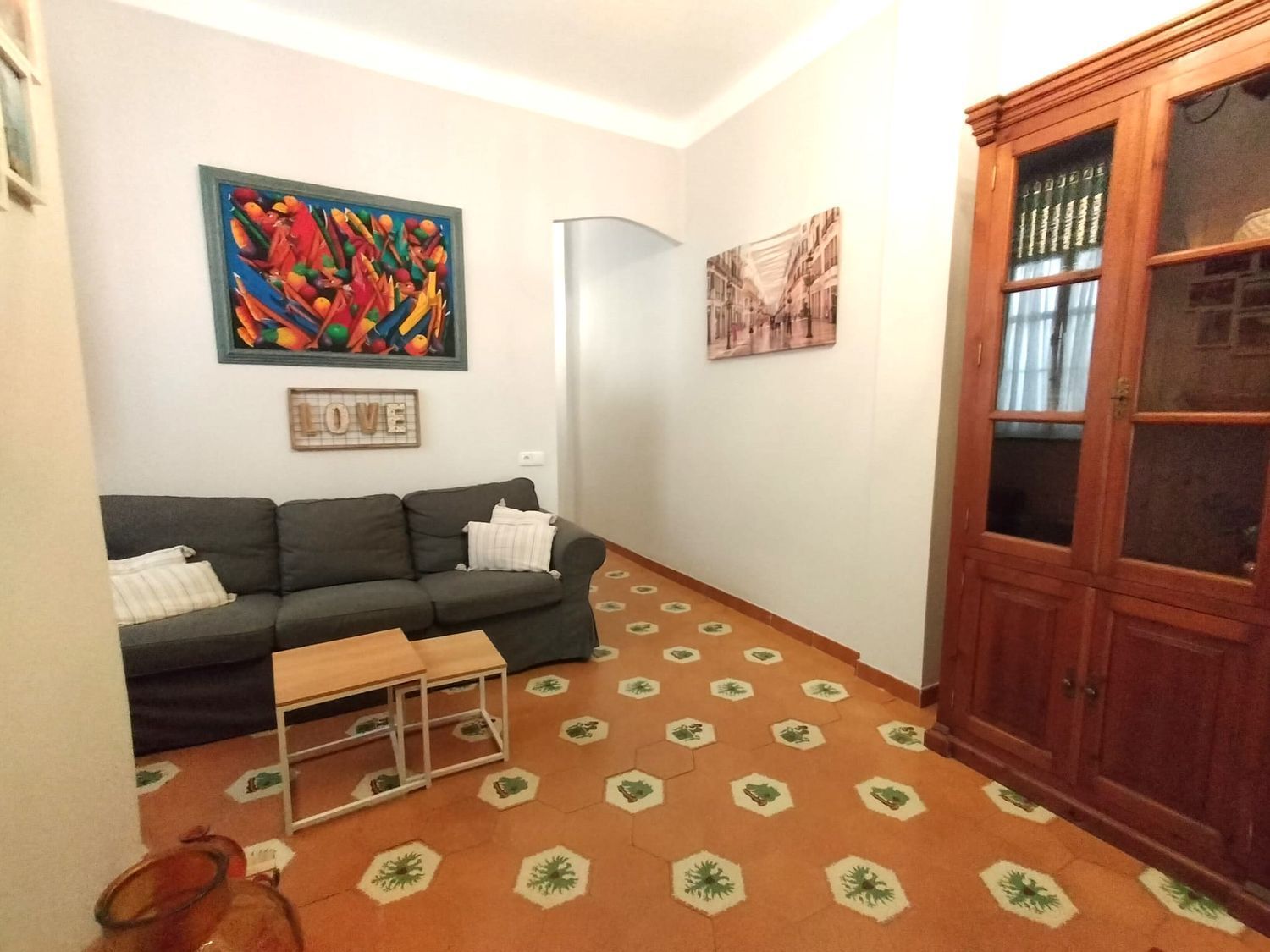 Living room of Flat to rent in Málaga Capital  with Air Conditioner