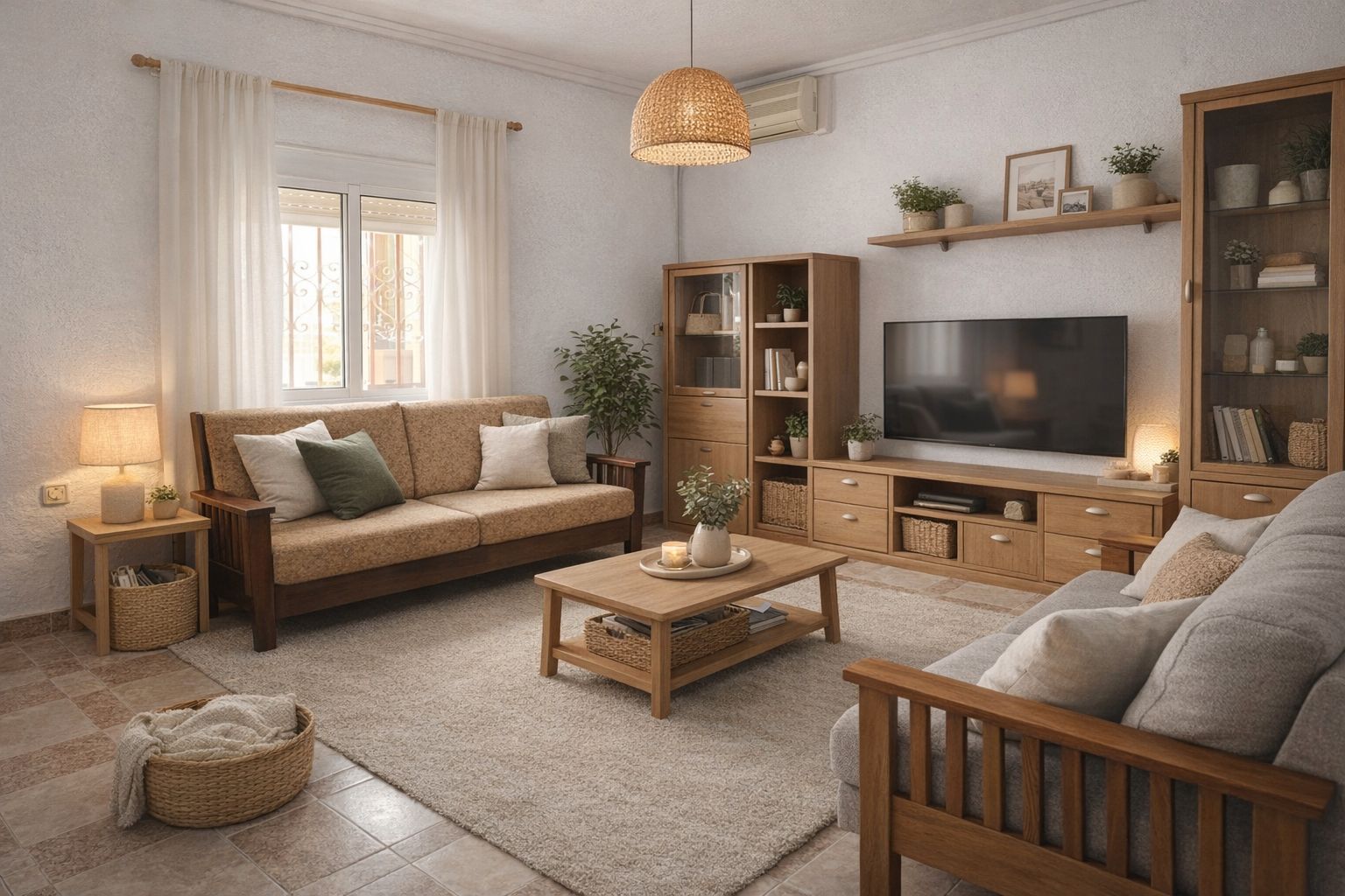 Sala de estar de Casa o chalet en venta en Badajoz Capital con Aire acondicionado, Calefacción y Terraza