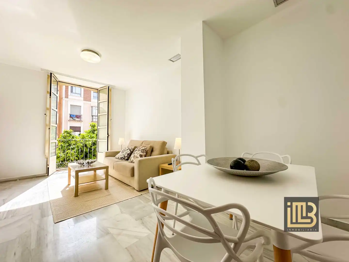 Sala de estar de Piso de alquiler en Málaga con Aire acondicionado, Calefacción y Terraza