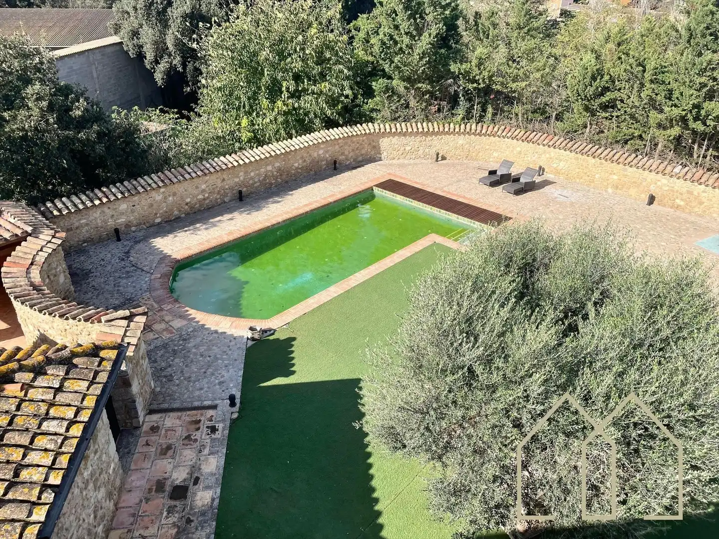 Piscina de Casa o chalet en venta en Sant Joan de Mollet con Aire acondicionado, Calefacción y Jardín privado