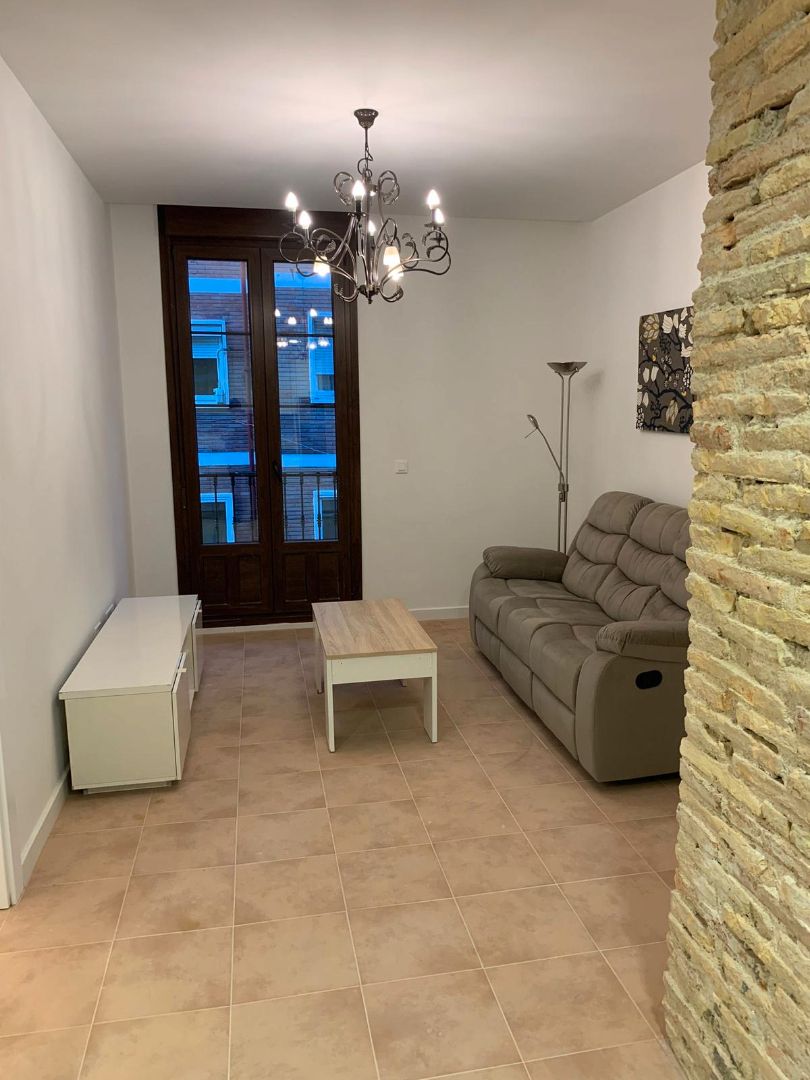 Living room of Flat to rent in  Zaragoza Capital  with Air Conditioner, Heating and Furnished