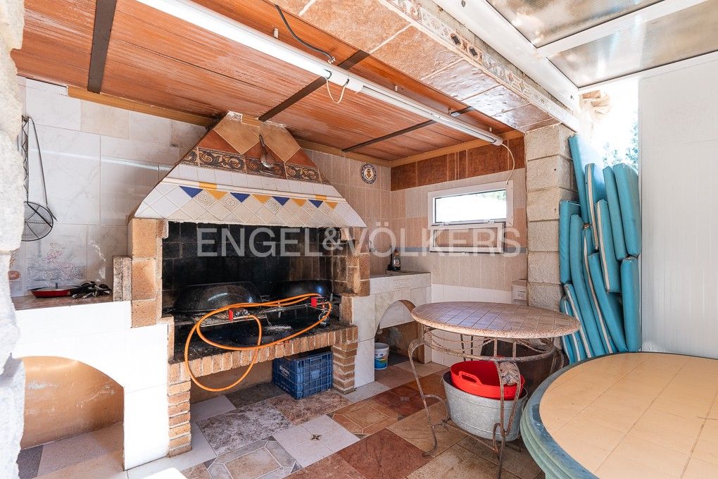 Cocina de Casa o chalet en venta en Sagunto / Sagunt con Aire acondicionado, Calefacción y Jardín privado