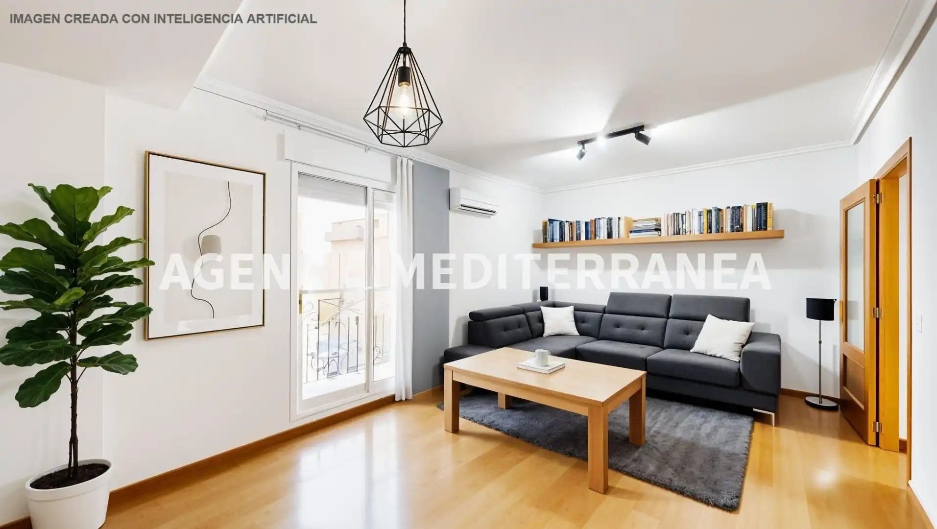 Sala de estar de Piso en venta en Valencia con Aire acondicionado, Trastero y Balcón