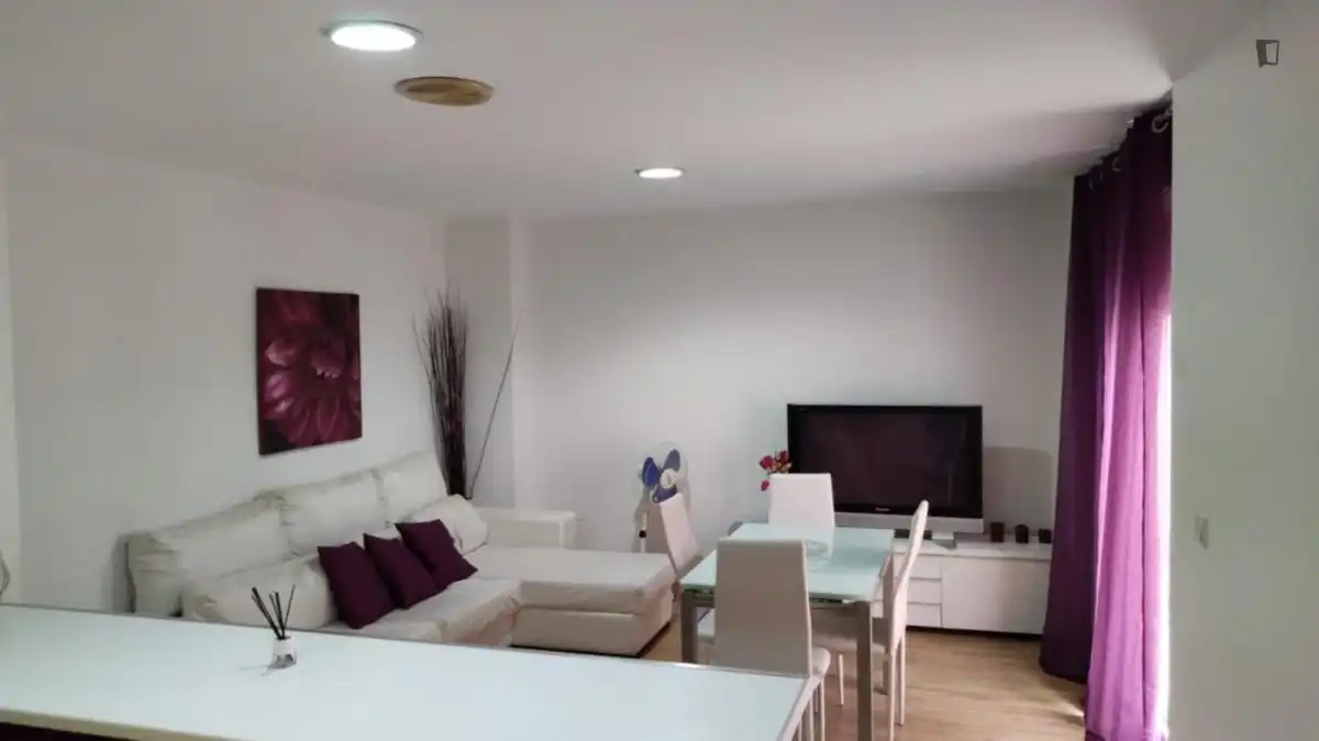 Wohnzimmer von Wohnungen zur untervermieten in Murcia mit Möbliert, Ofen und Mikrowelle