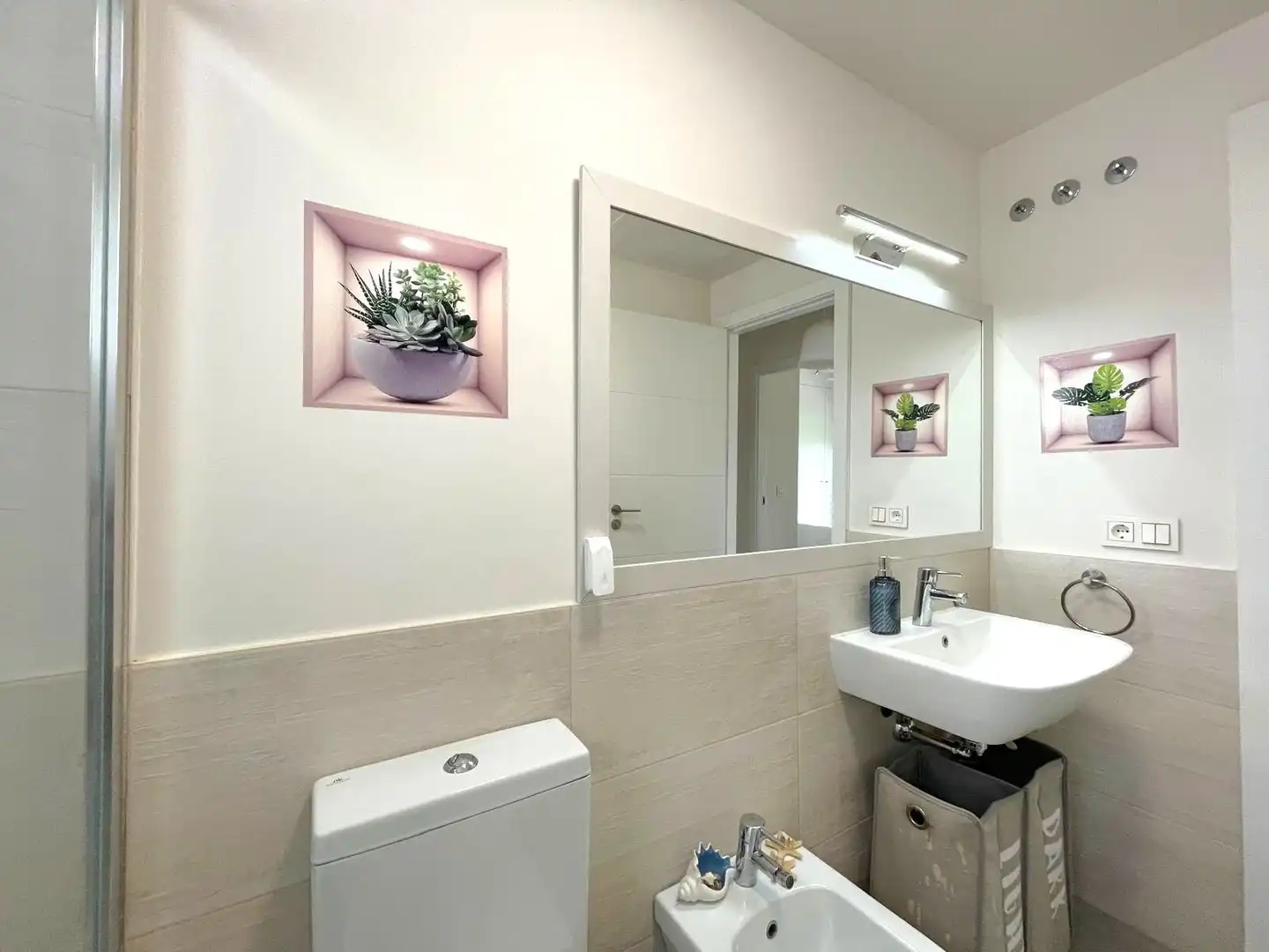 Bathroom of Apartments for rent in El Rompido  with Air Conditioner, Heating and Terrace