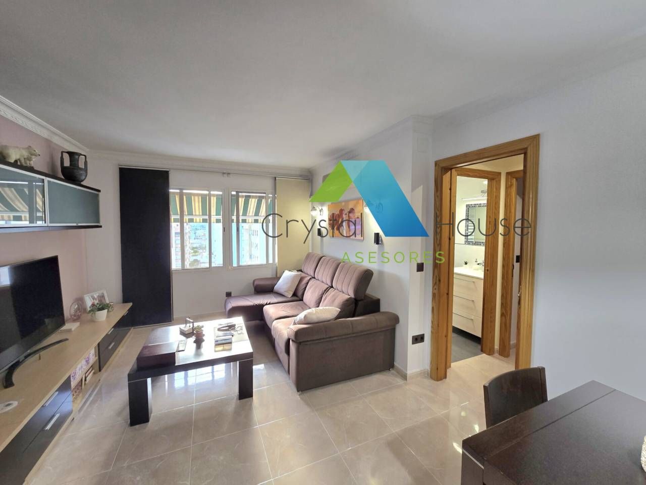 Living room of Flat for sale in Málaga Capital  with Air Conditioner and Furnished