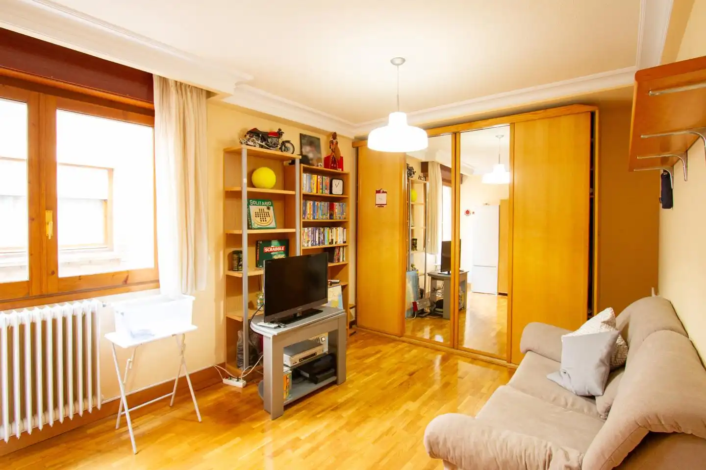 Wohnzimmer von Maisonette zum Verkauf in Villava / Atarrabia mit Klimaanlage, Heizung und Terrasse