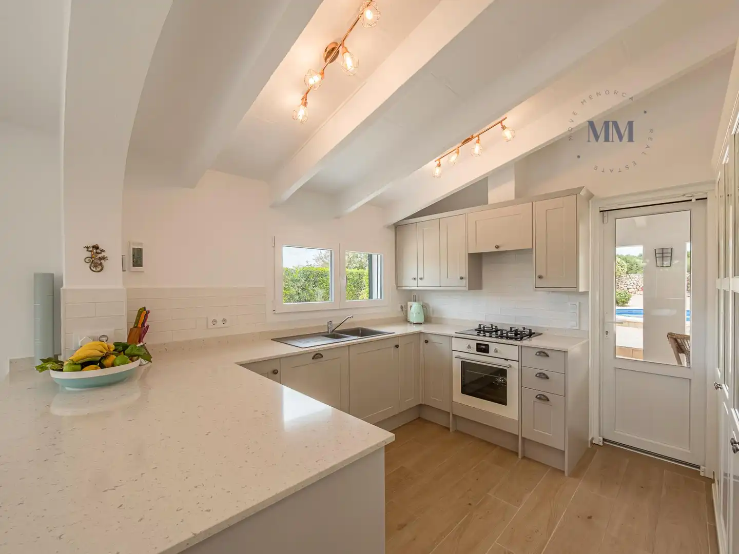 Cocina de Casa o chalet en venta en Sant Lluís con Aire acondicionado, Jardín privado y Terraza