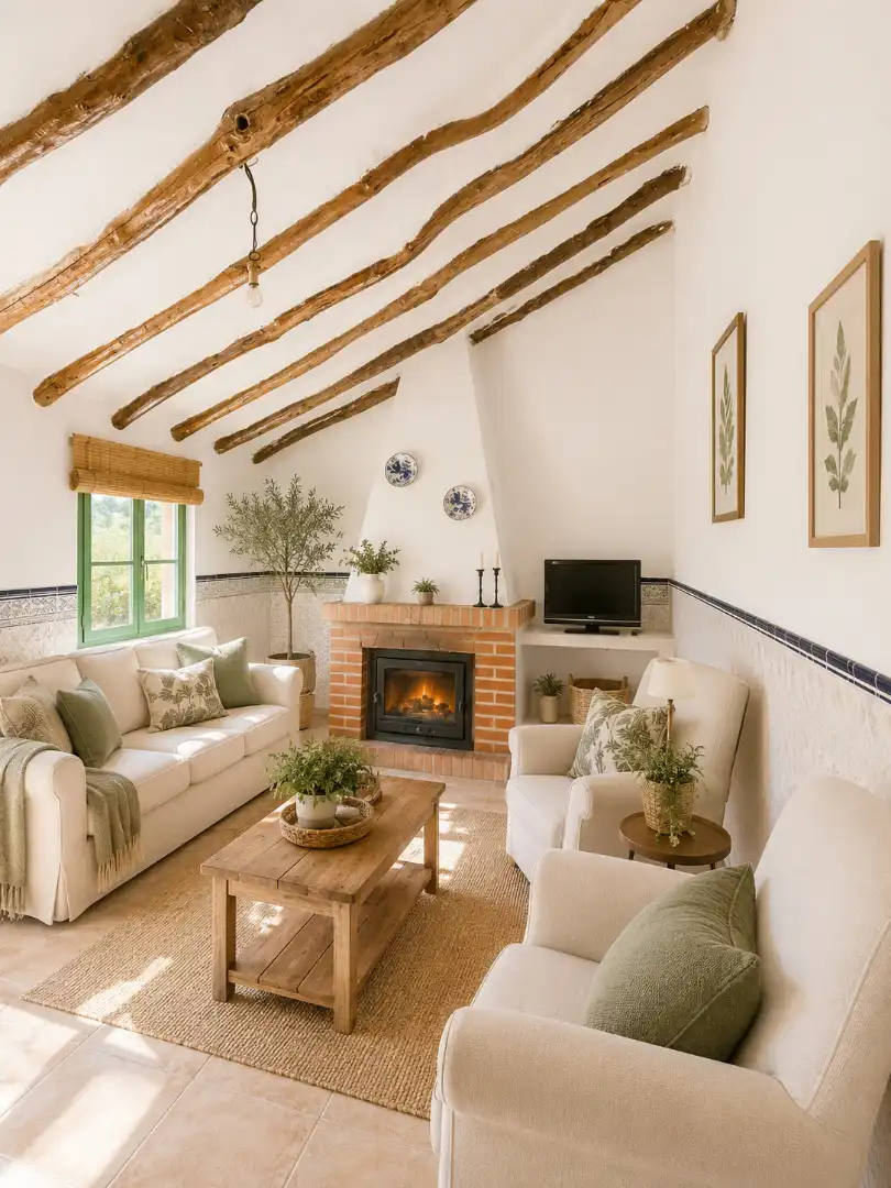Sala de estar de Casa o chalet en venta en Colmenar con Jardín privado
