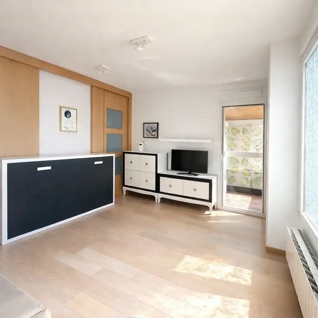 Sala de estar de Piso en venta en Vitoria - Gasteiz con Calefacción, Parquet y Terraza