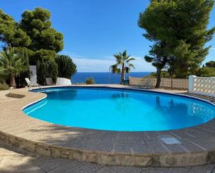 Swimming pool of Single-family semi-detached for sale in Jávea / Xàbia  with Air Conditioner, Heating and Private garden