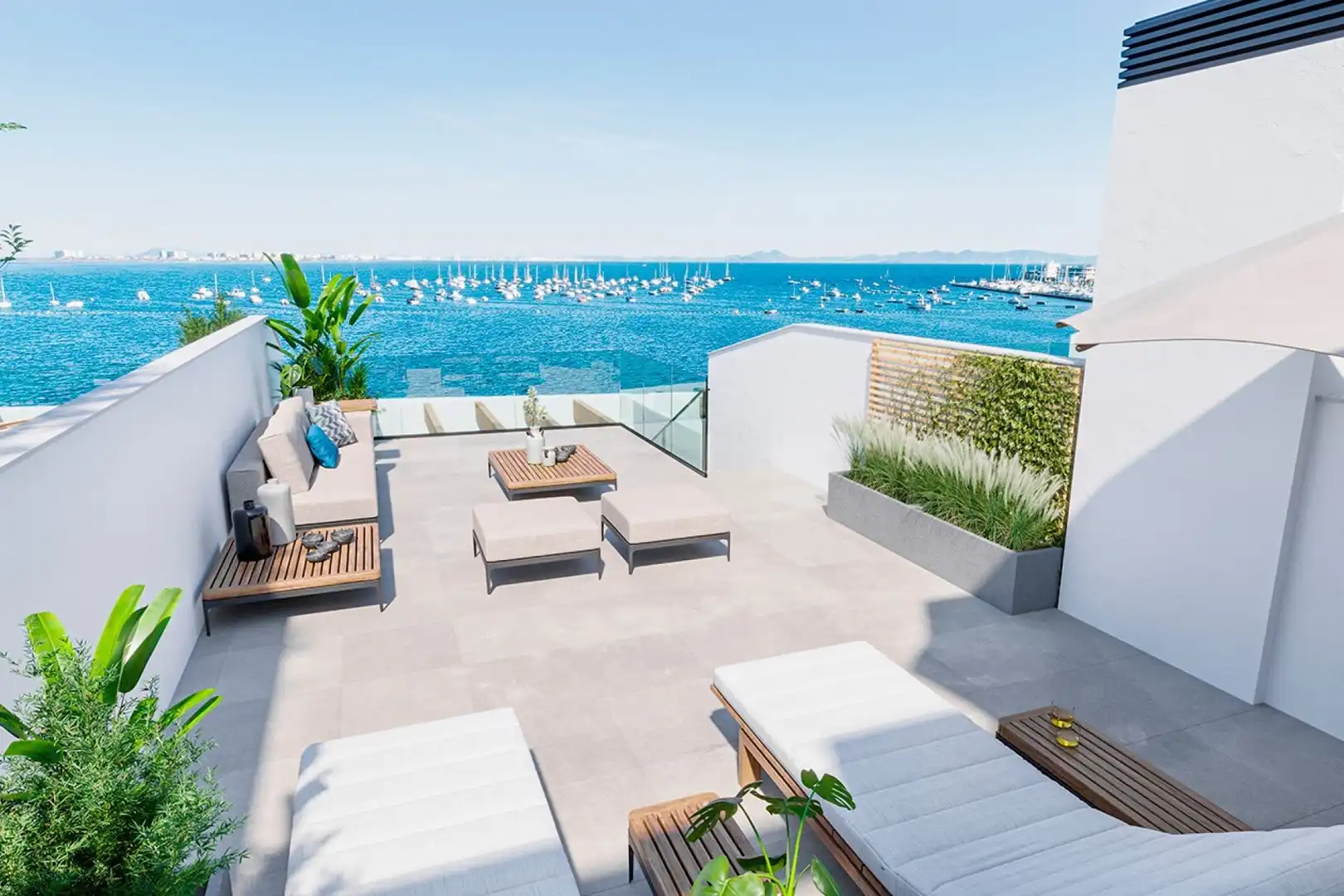 Terrassa de Àtic en venda en San Pedro del Pinatar amb Aire condicionat, Jardí privat i Terrassa