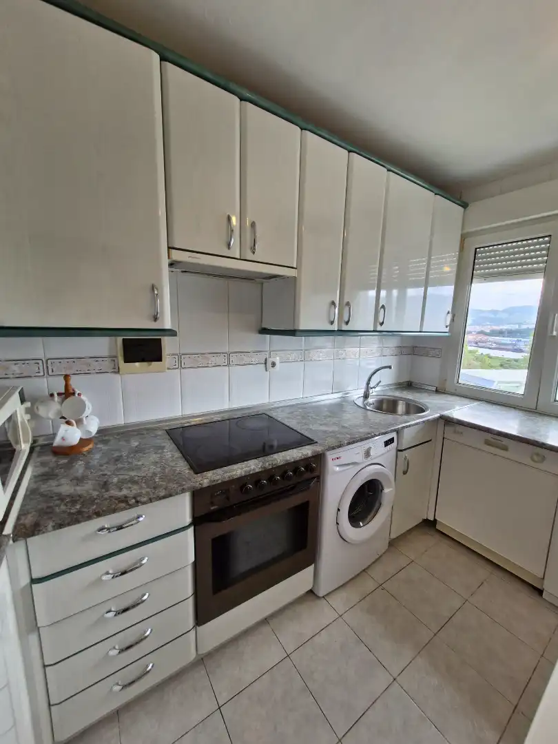 Cocina de Piso de alquiler en Leioa con Calefacción, Amueblado y Horno