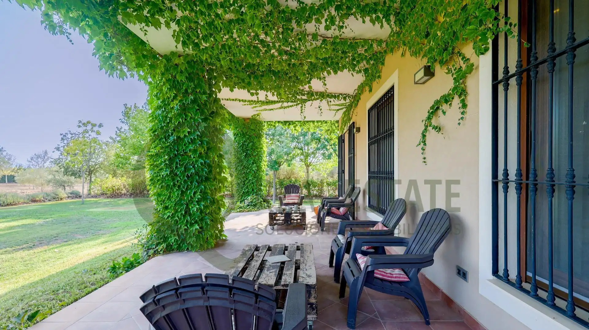 Terraza de Casa o chalet en venta en Beneixama con Aire acondicionado, Jardín privado y Trastero