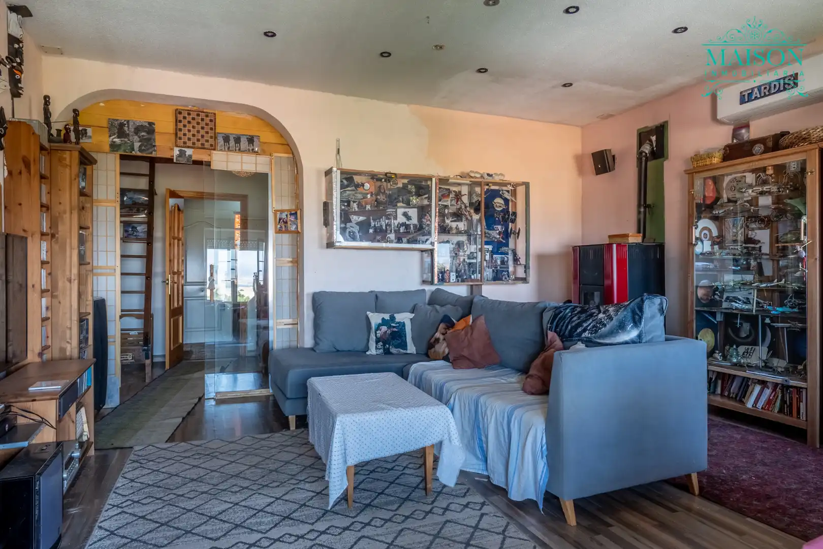 Living room of Houses for sale in El Casar  with Air Conditioner, Heating and Private garden