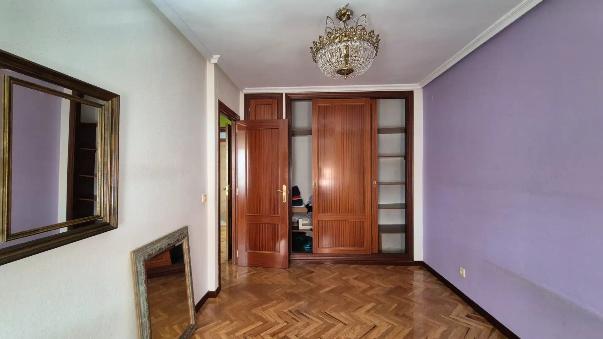 Bedroom of Flat for sale in Palencia  with Heating, Parquet flooring and Storage room