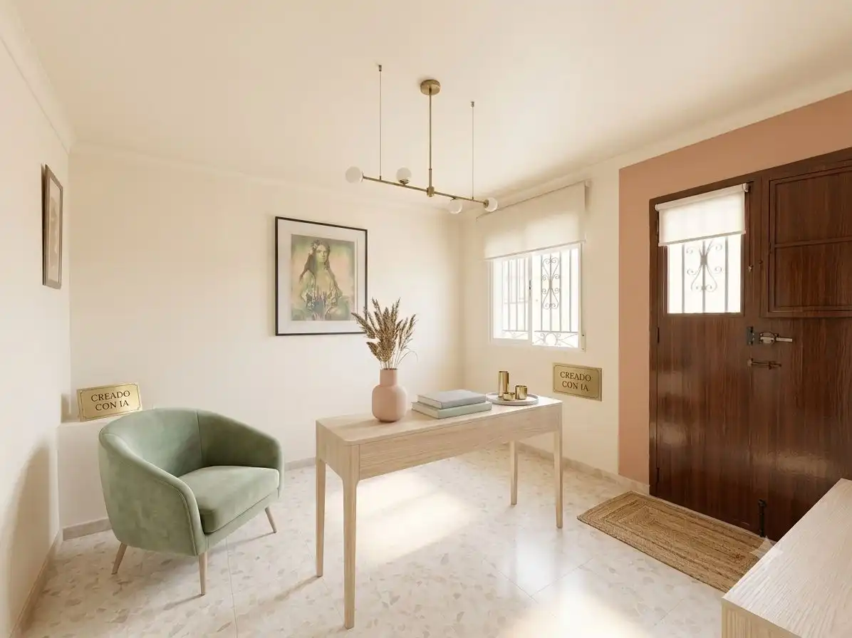Sala de estar de Casa adosada en venta en Teba