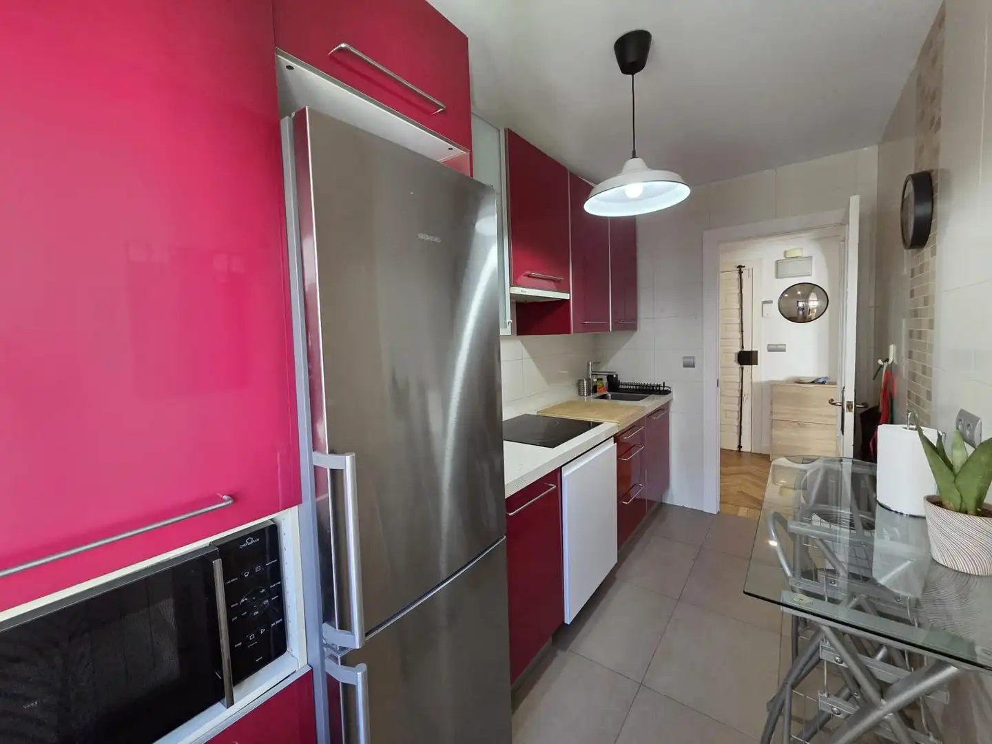 Kitchen of Attic for rent in Santa Cruz de Bezana  with Private garden, Parquet flooring and Terrace