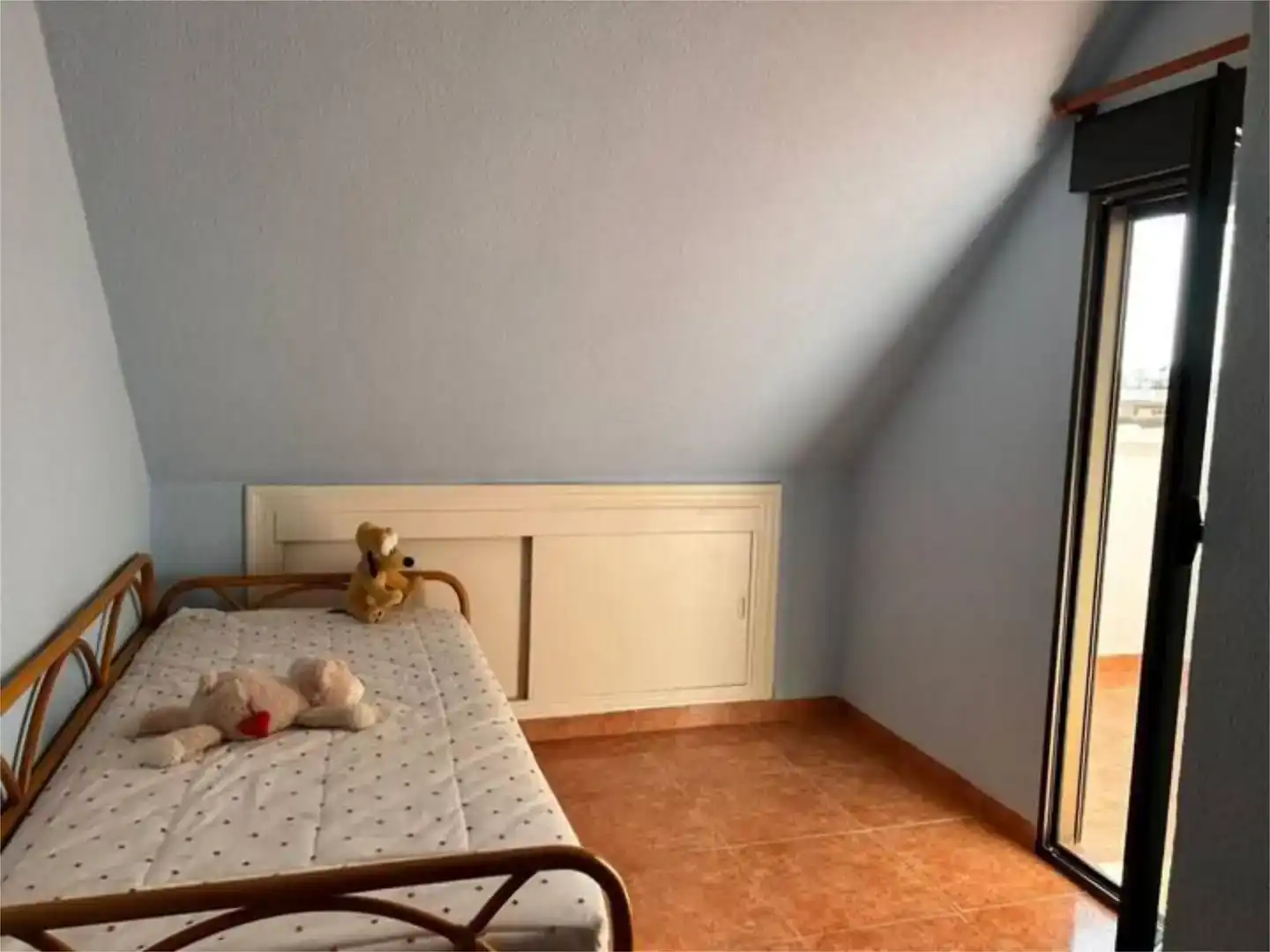 Schlafzimmer von Wohnung zur Miete in Pilar de la Horadada mit Klimaanlage und Balkon