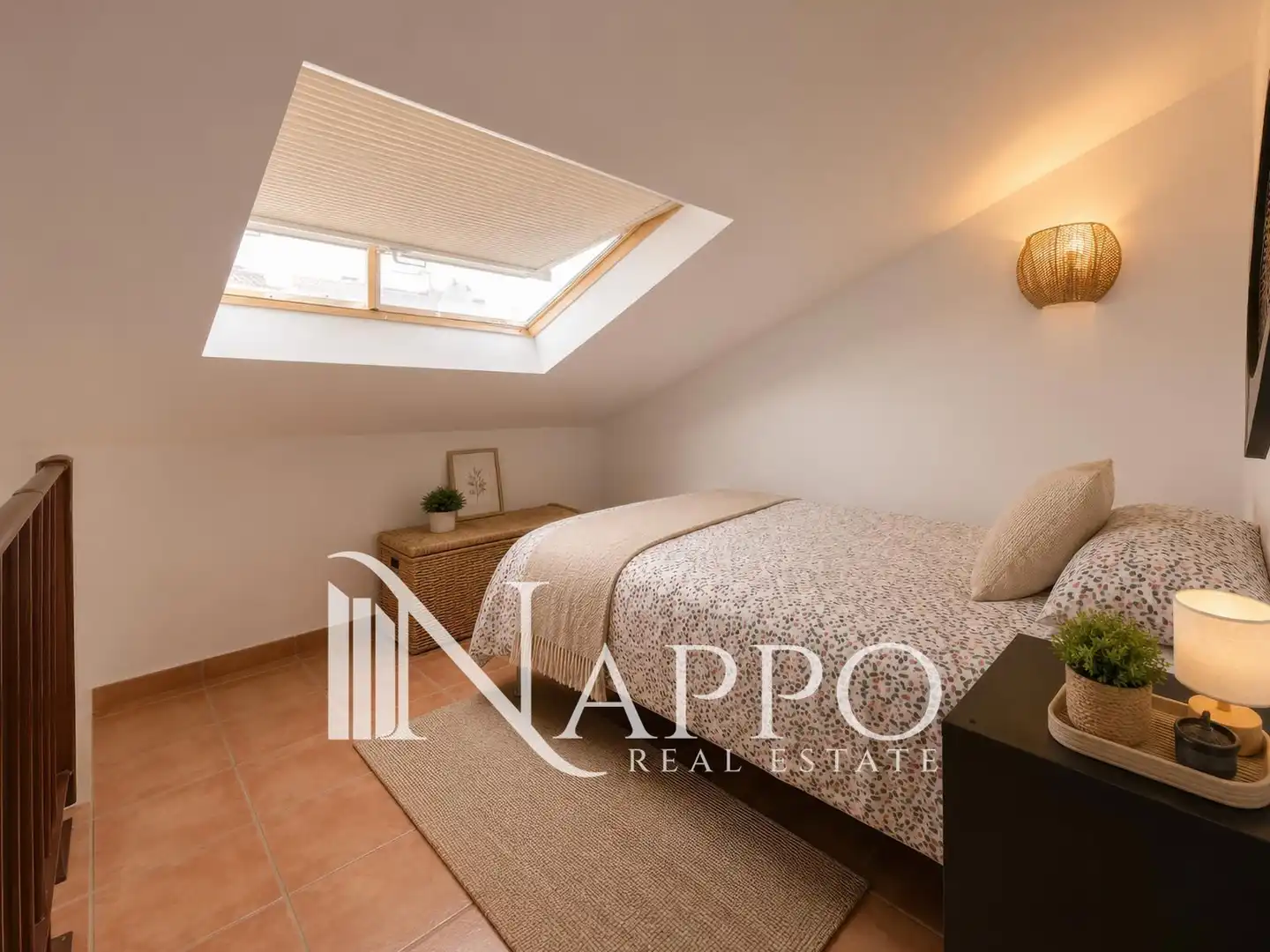 Schlafzimmer von Maisonette zum Verkauf in  Palma de Mallorca mit Klimaanlage, Heizung und Möbliert