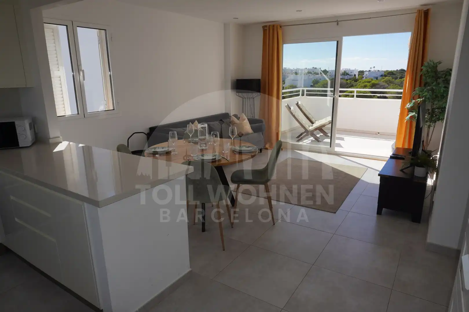 Sala d'estar de Pis en venda en Santanyí amb Aire condicionat, Calefacció i Terrassa