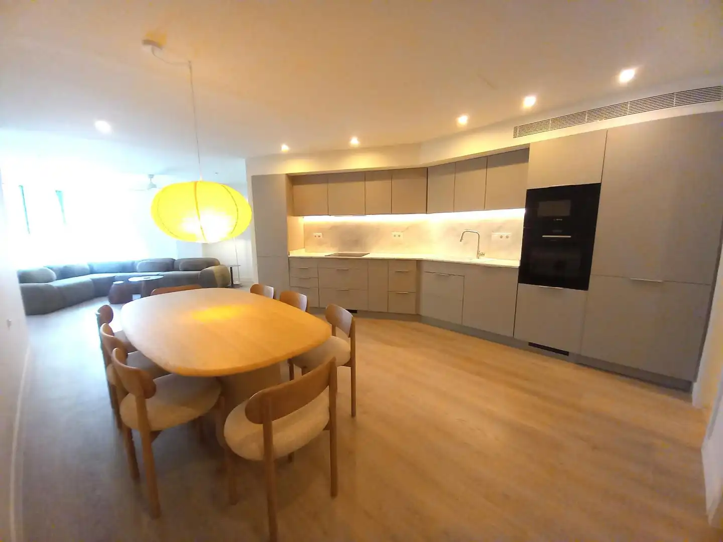 Küche von Wohnung zur Miete in Barcelona mit Klimaanlage, Heizung und Terrasse
