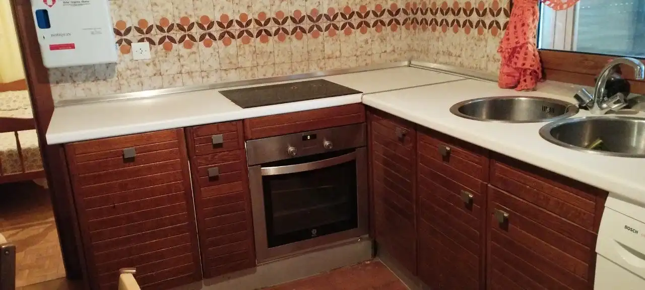 Cocina de Casa o chalet de alquiler en Medina de Pomar con Calefacción, Jardín privado y Terraza