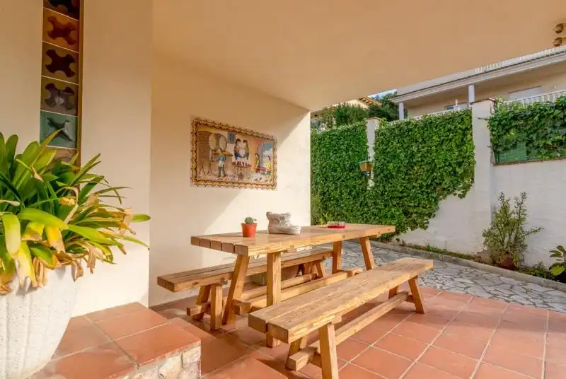 Terraza de Casa o chalet en venta en Lloret de Mar con Calefacción, Jardín privado y Piscina