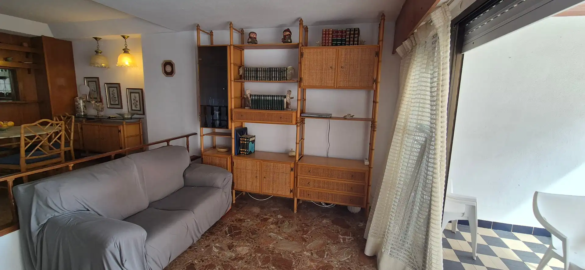Sala d'estar de Dúplex en venda en Gandia amb Terrassa, Traster i Moblat