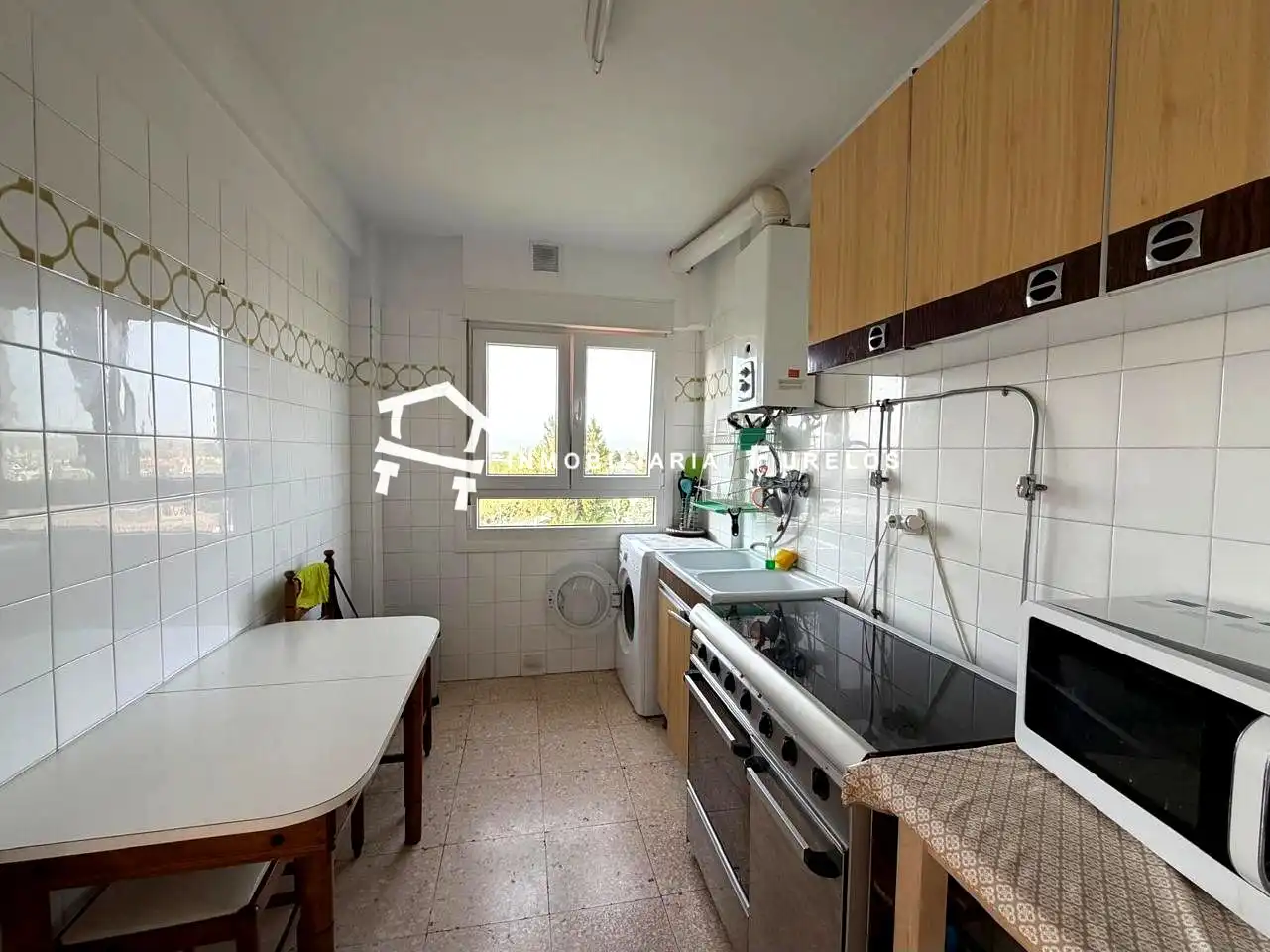 Küche von Wohnung zum Verkauf in Medina de Pomar mit Schwimmbad und Balkon