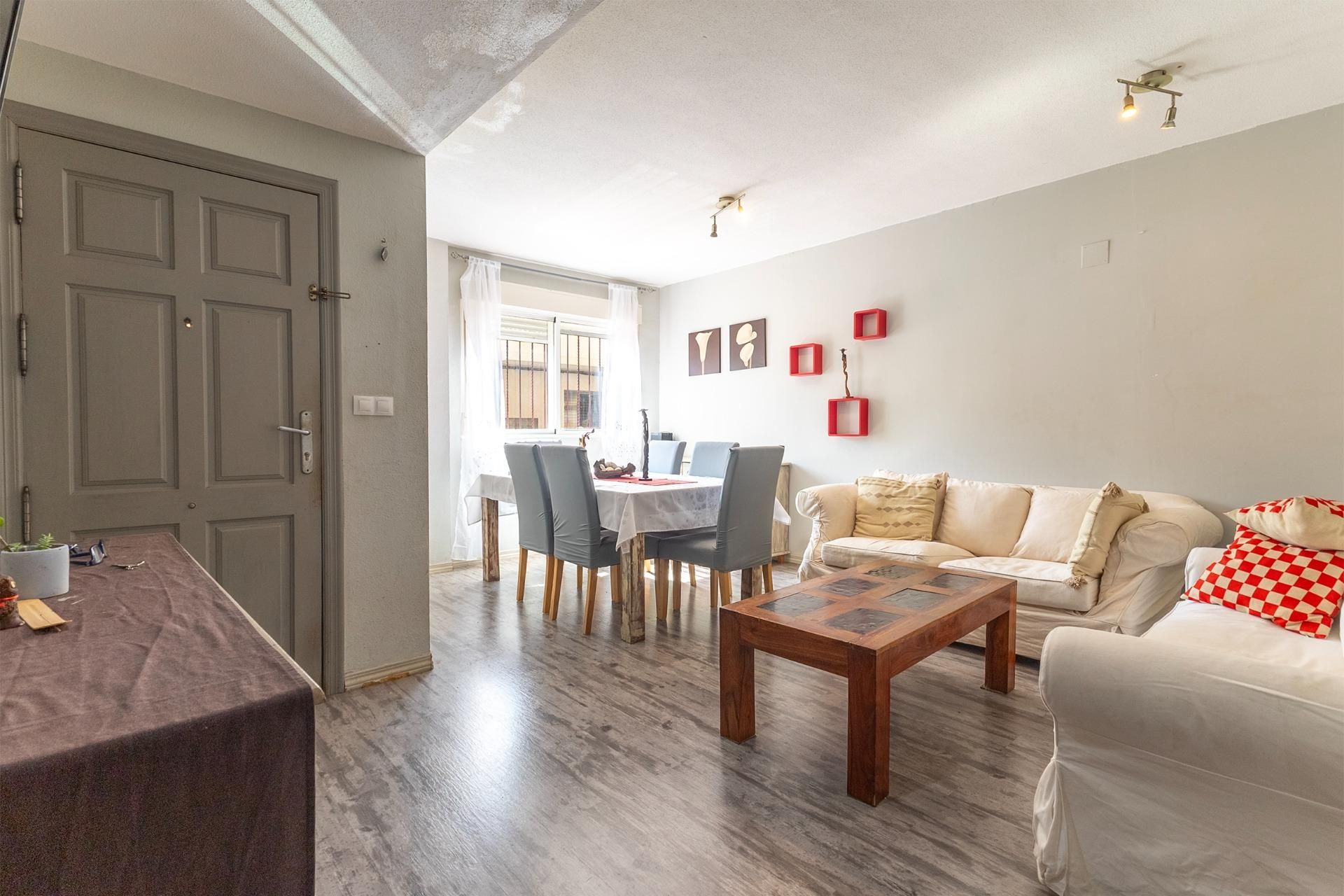 Sala de estar de Planta baja en venta en San Vicente del Raspeig / Sant Vicent del Raspeig con Parquet