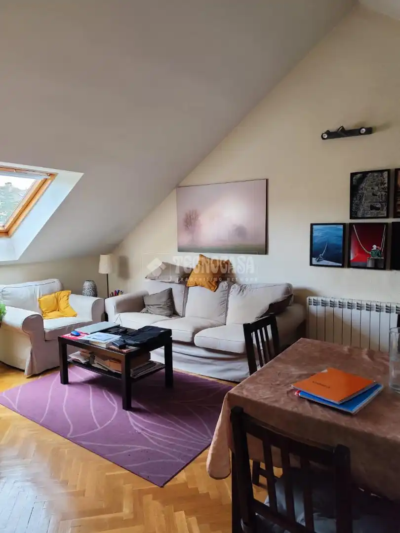 Wohnzimmer von Wohnung zum Verkauf in Collado Villalba mit Parkett und Gemeinschaftspool