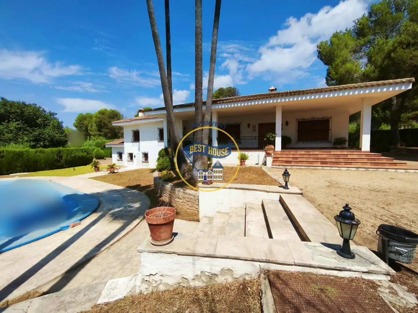 Vista exterior de Casa o chalet en venta en Ontinyent con Aire acondicionado, Calefacción y Jardín privado