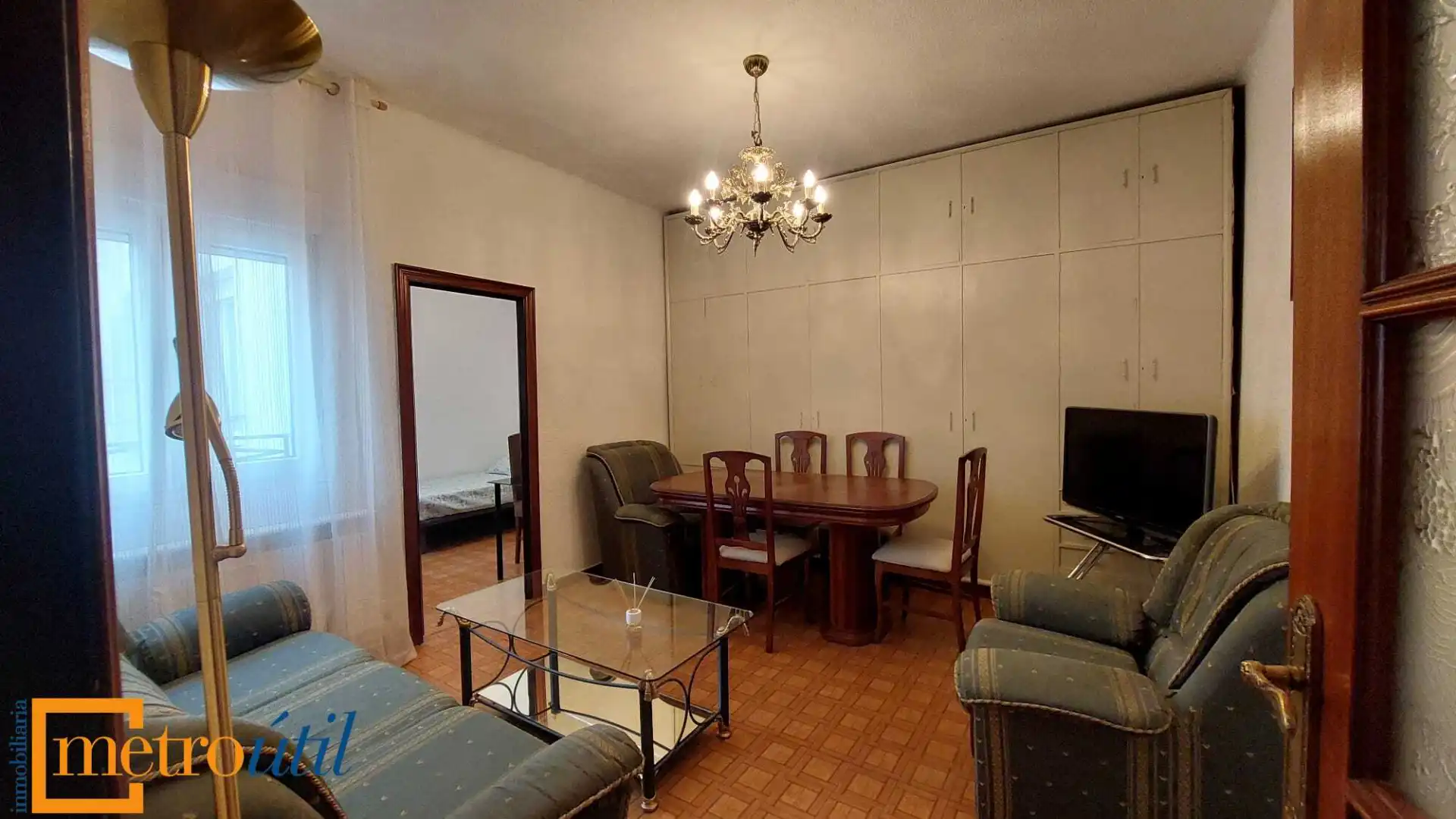 Living room of Flat for rent in Salamanca  with Heating and Furnished