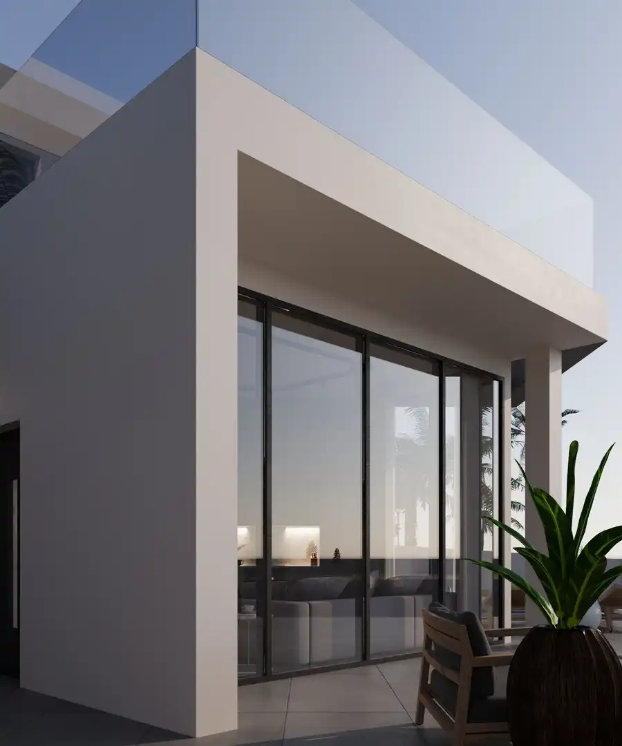 Vista exterior de Casa o xalet en venda en Adeje amb Aire condicionat, Jardí privat i Piscina