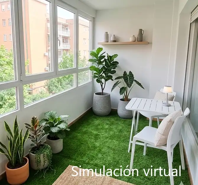 Terraza de Piso en venta en  Madrid Capital con Calefacción y Terraza