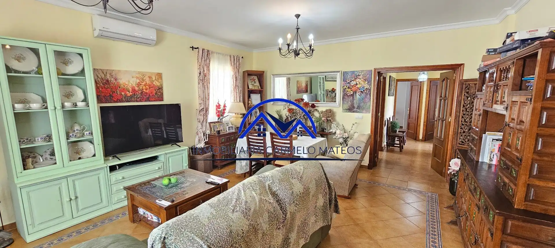 Living room of Houses for rent in Sanlúcar de Barrameda  with Air Conditioner, Private garden and Storage room