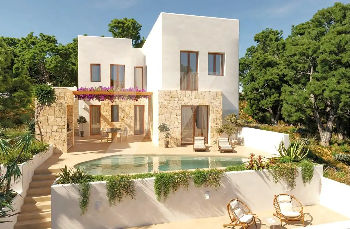 Villa con terrazza in vendita a Cala Advocat - Baladrar