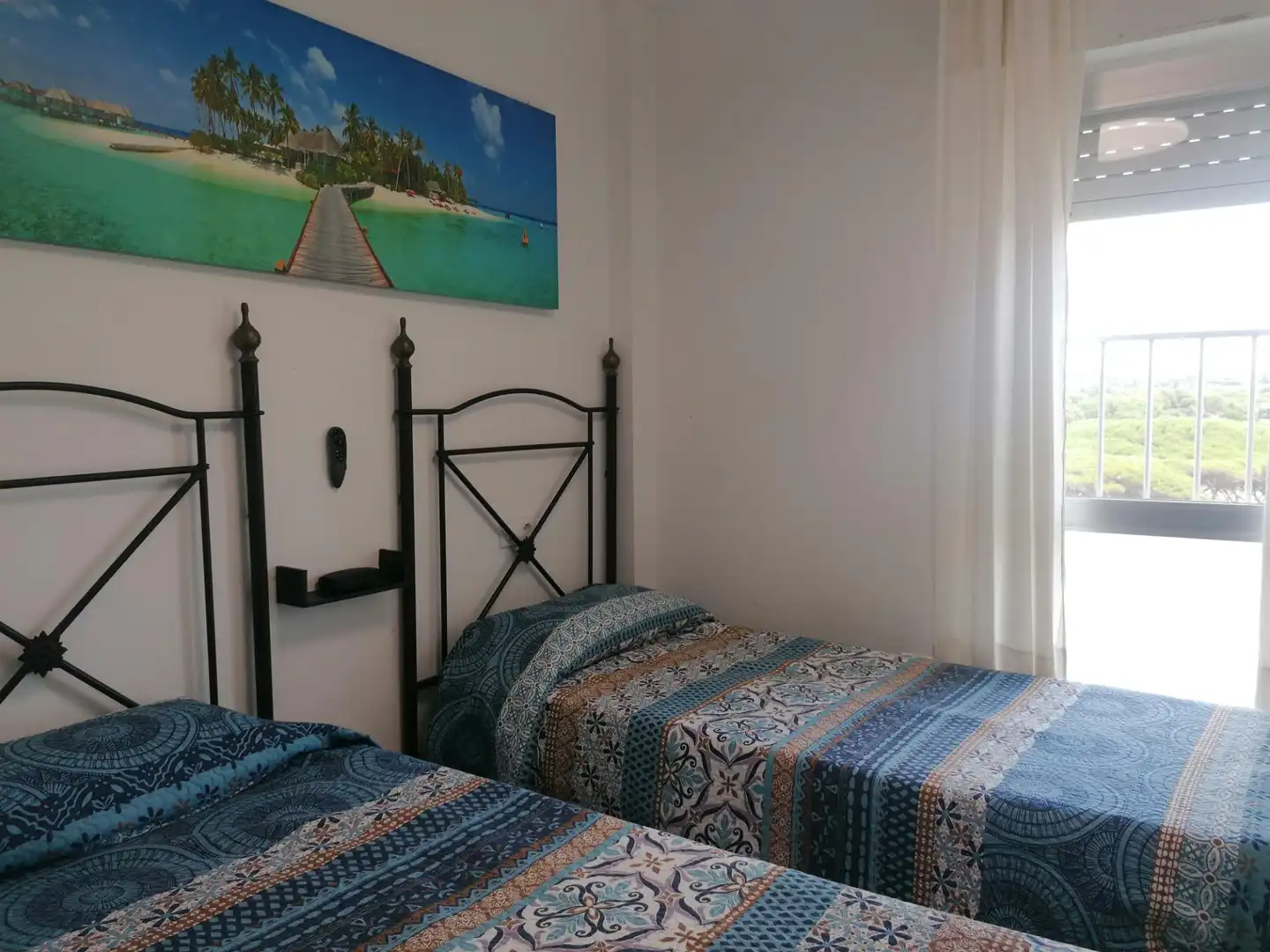 Schlafzimmer von Wohnung zur Miete in El Puerto de Santa María mit Klimaanlage, Terrasse und Möbliert