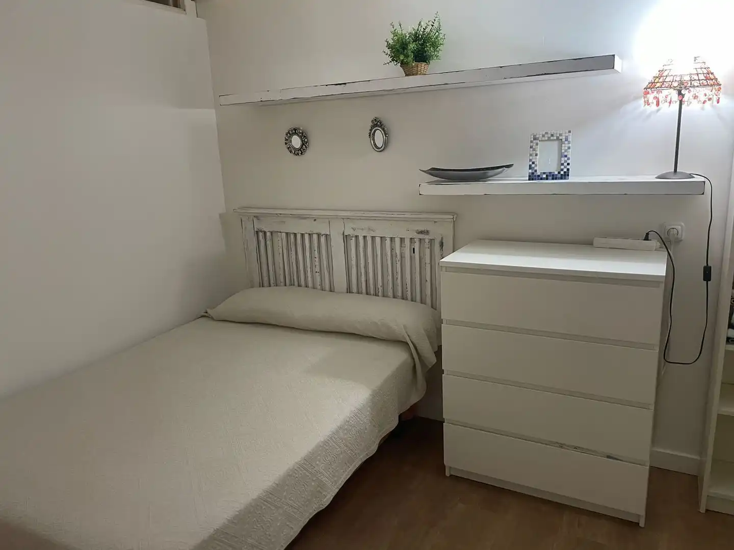 Habitación de Estudio de alquiler en Torremolinos con Aire acondicionado, Jardín privado y Terraza