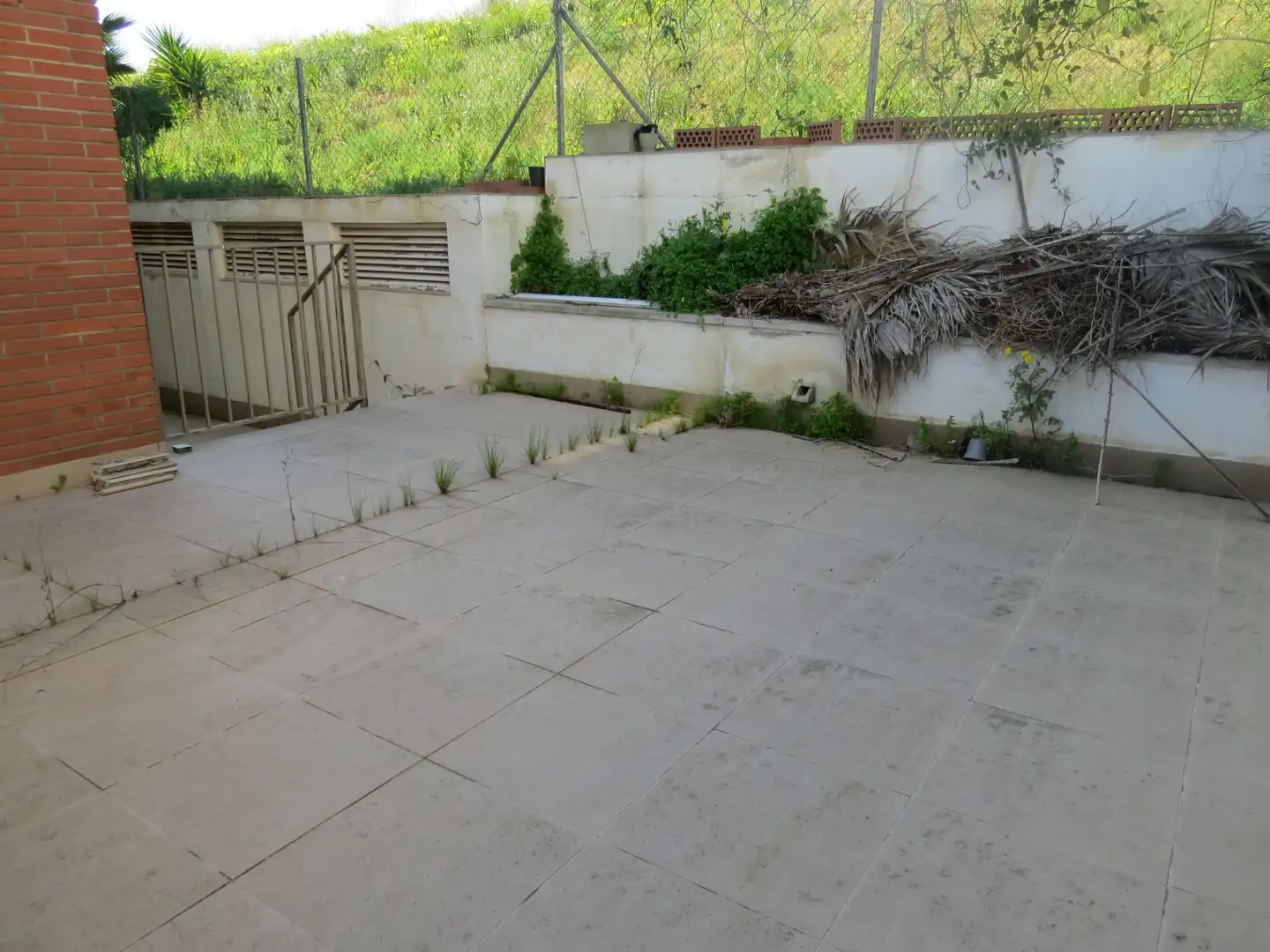 Terrasse von Einfamilien-Reihenhaus zum Verkauf in Sant Andreu de Llavaneres mit Klimaanlage, Heizung und Parkett
