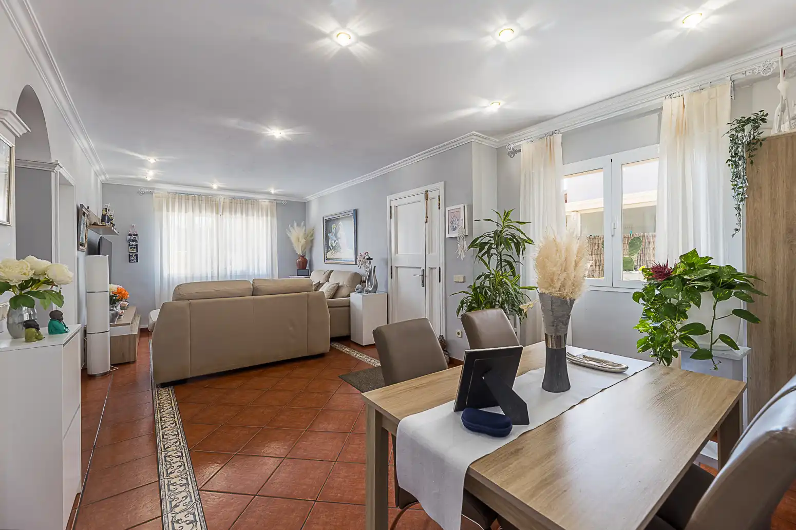 Sala d'estar de Casa adosada en venda en Llucmajor amb Aire condicionat, Calefacció i Terrassa