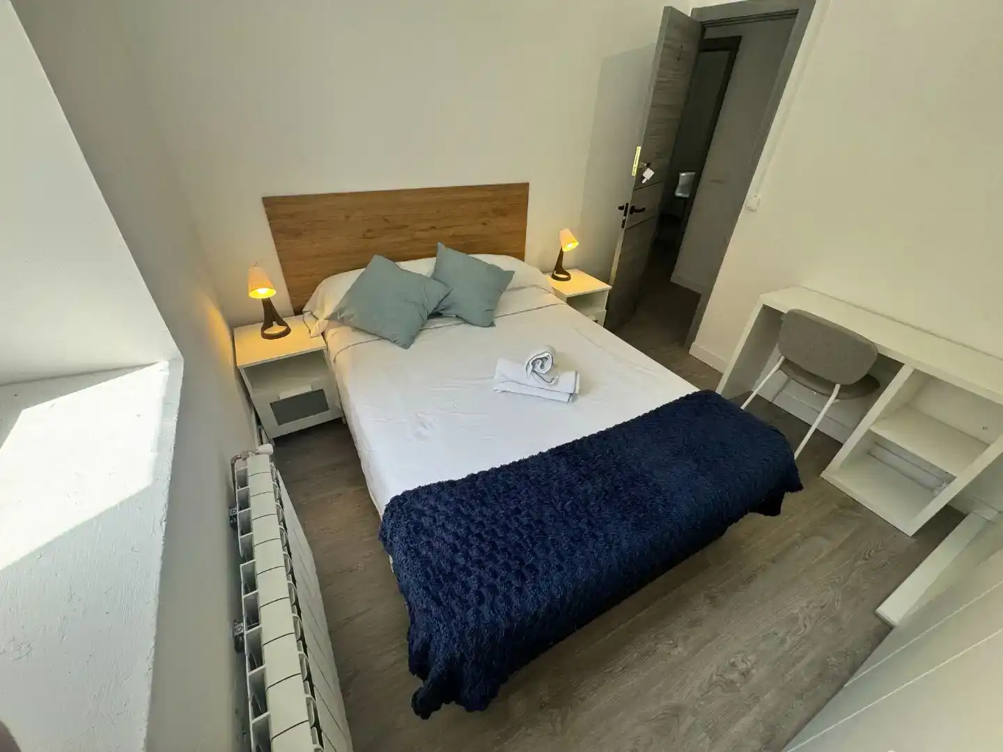 Schlafzimmer von Haus oder Chalet zur Miete in Santander mit Privatgarten, Möbliert und Ofen