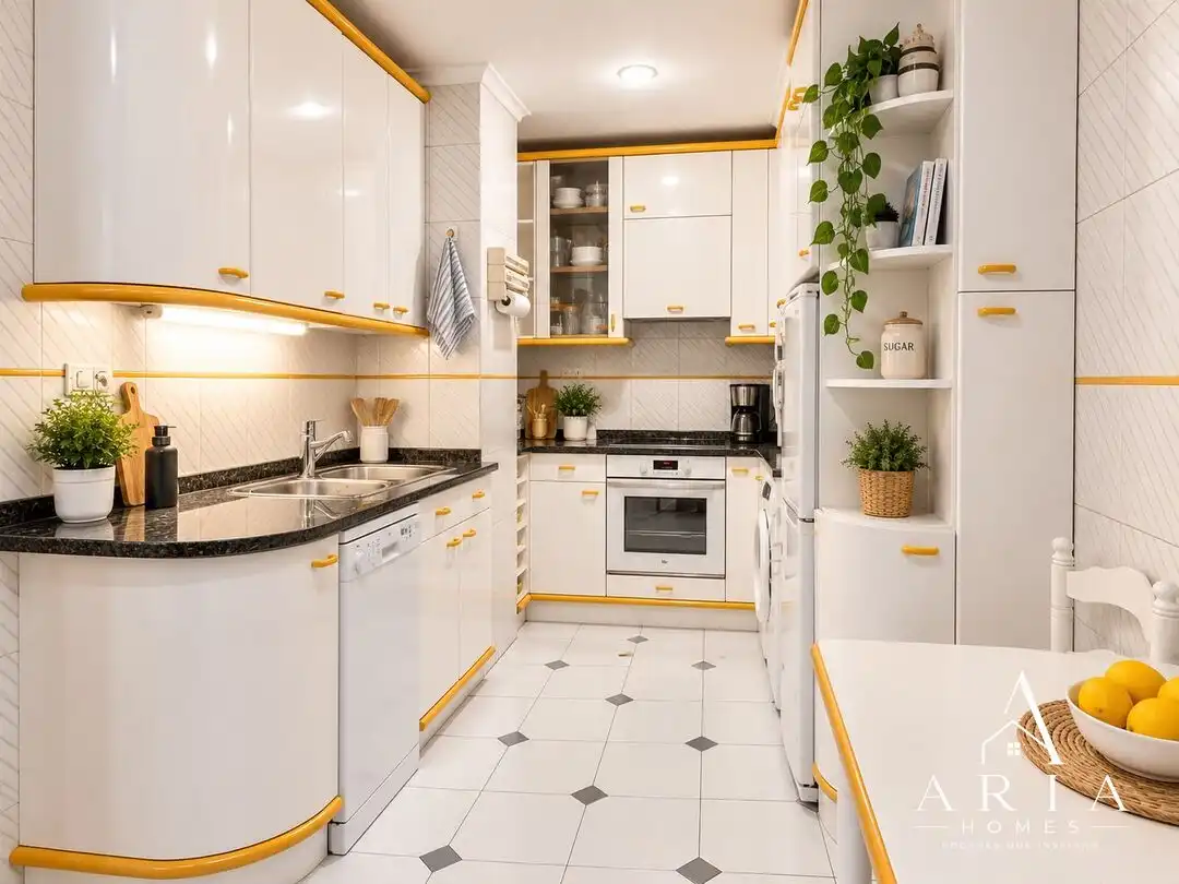 Kitchen of Flat for sale in Bilbao   with Heating, Terrace and Furnished