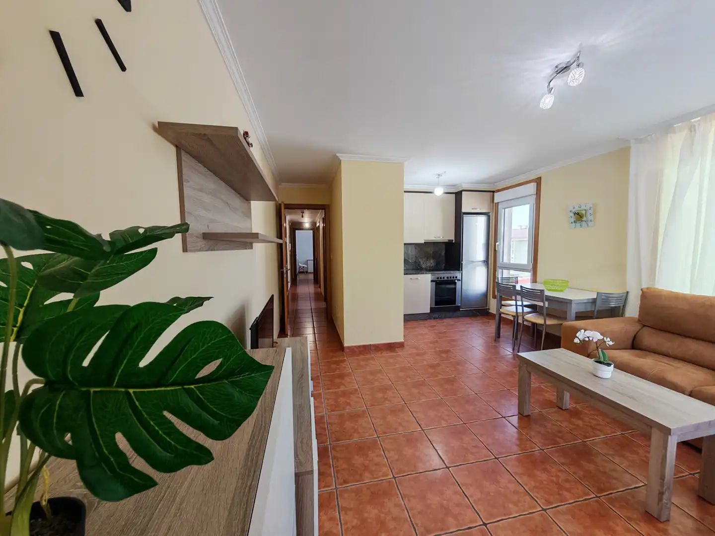 Sala de estar de Apartamento de alquiler en Fisterra con Trastero, Amueblado y Horno
