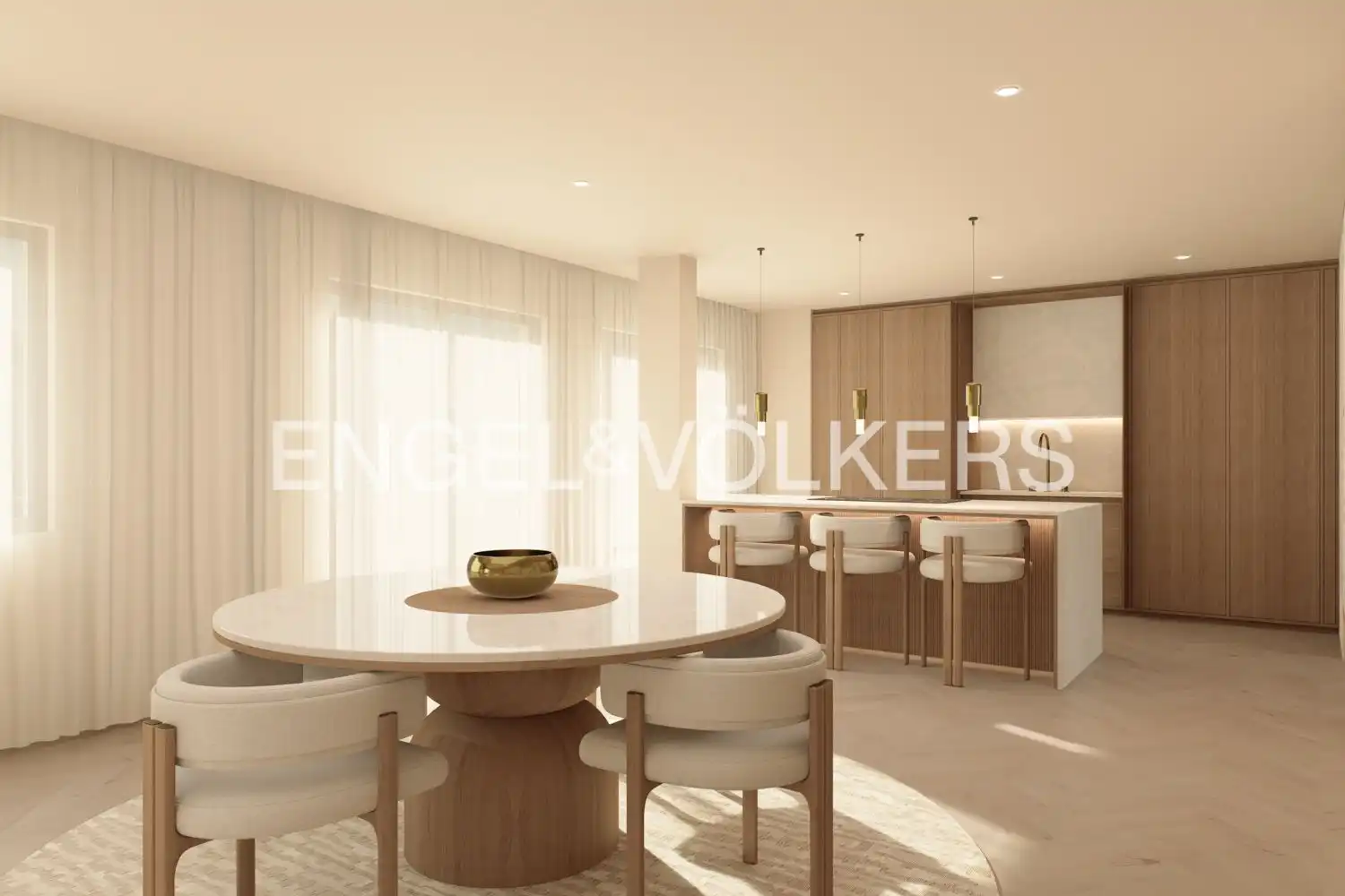 Dining room of Flat for sale in Valencia  with Air Conditioner, Heating and Parquet flooring