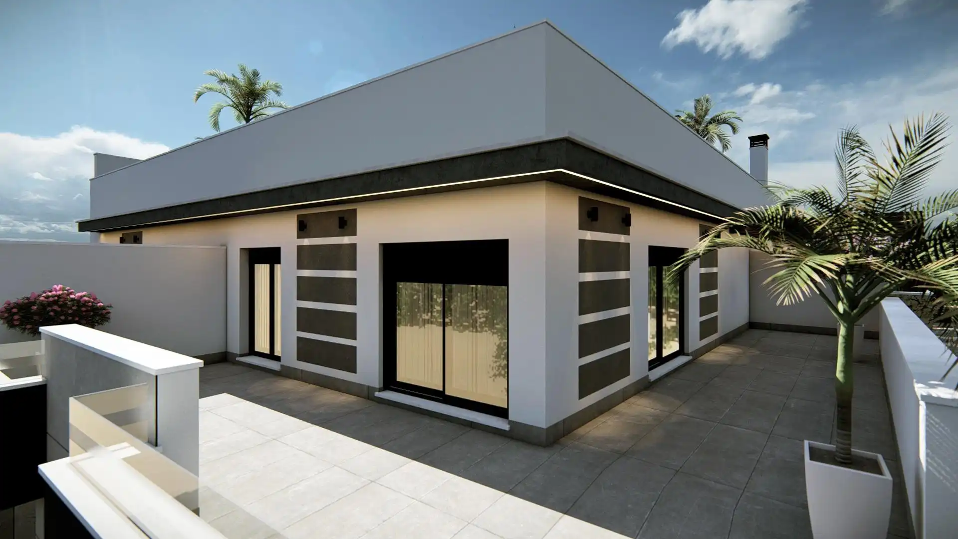 Exterior view of Attic for sale in Maracena  with Air Conditioner, Heating and Terrace