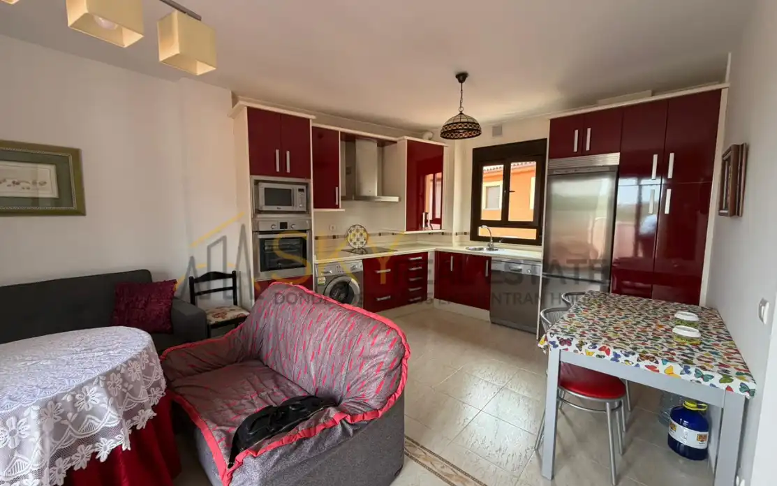 Kitchen of Flat for sale in Cuacos de Yuste  with Terrace, Storage room and Furnished