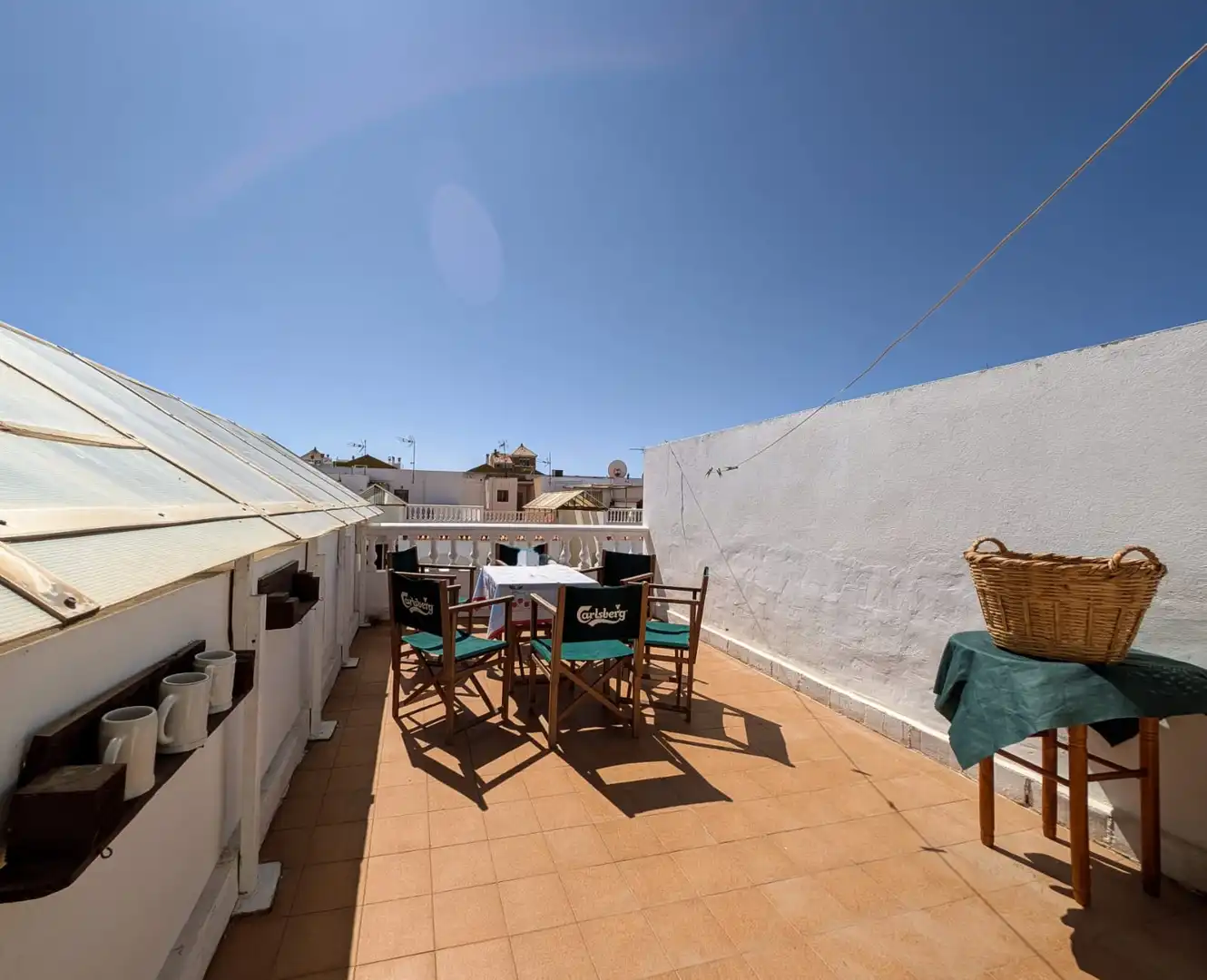Terrace of Detached homes for sale in Roquetas de Mar  with Terrace, Furnished and Balcony