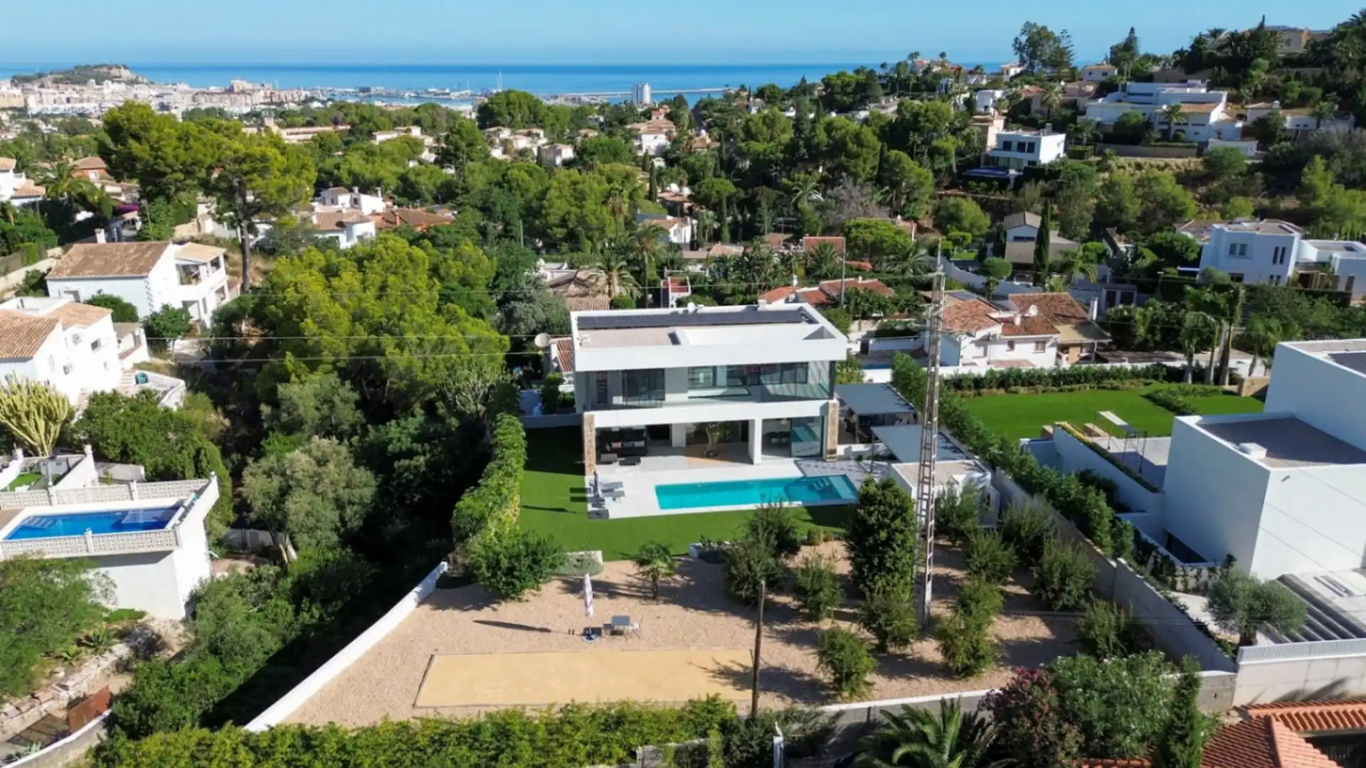 Vista exterior de Casa o chalet en venta en Dénia con Aire acondicionado, Calefacción y Terraza